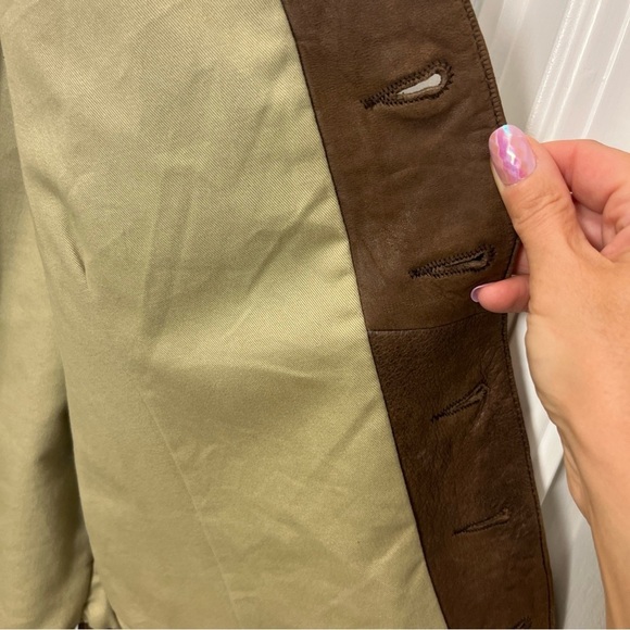 Huntington Vintage Brown Genuine Leather Vest for Men Size Large - Picture 3 of 13